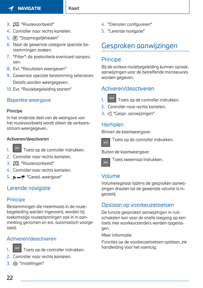 2023 BMW 1 Series Infotainment Manual | Dutch