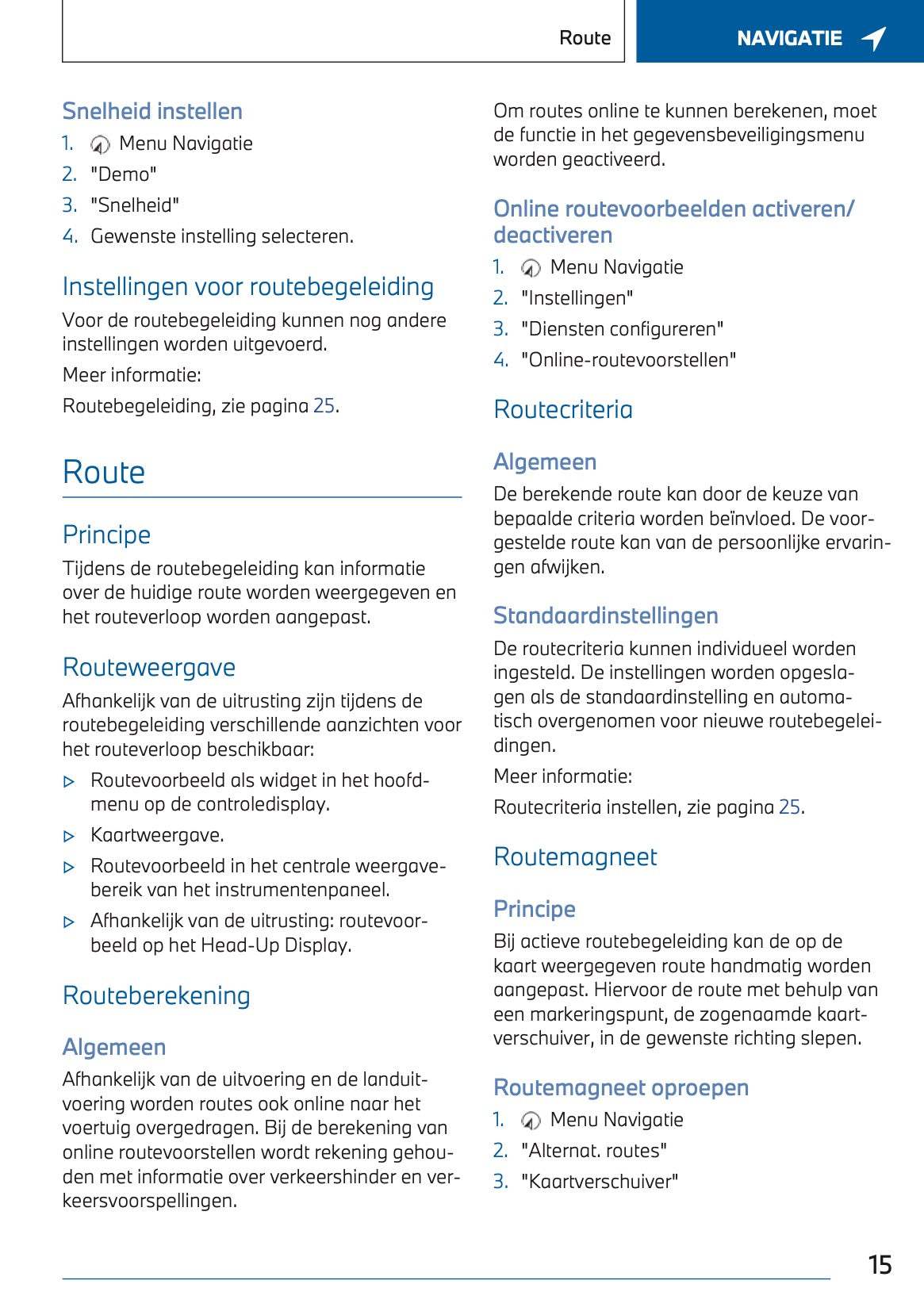 2023-2024 BMW X1 Plug-in-Hybrid Infotainment Manual | Dutch