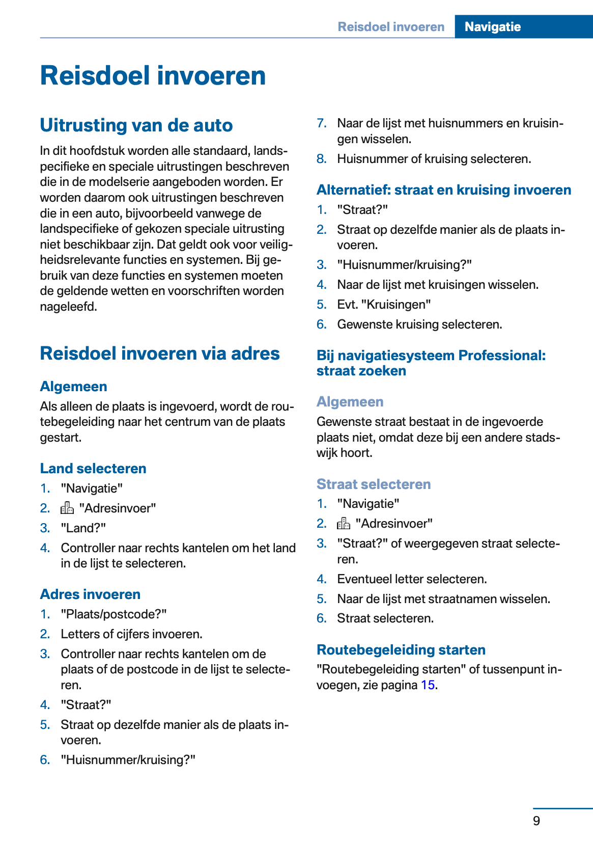 2017-2018 BMW X5 Plug-in-Hybrid Infotainment Manual | Dutch