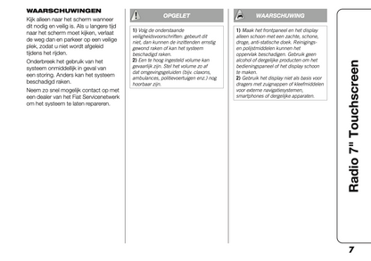 2023 Fiat Panda Uconnect 7.0 Infotainment Manual | Dutch