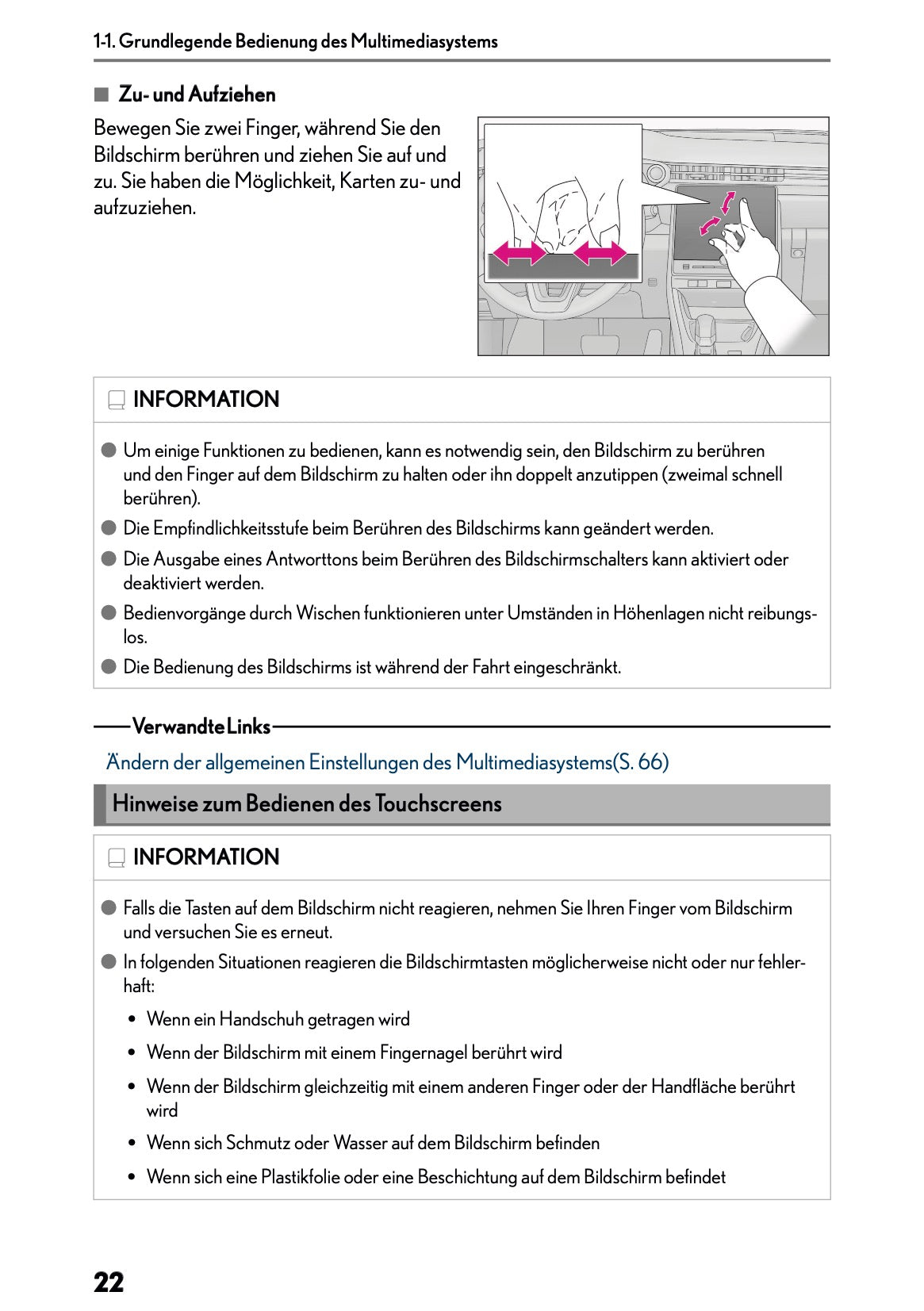 2025-2026 Lexus LBX Navigation Anleitung | Deutsch