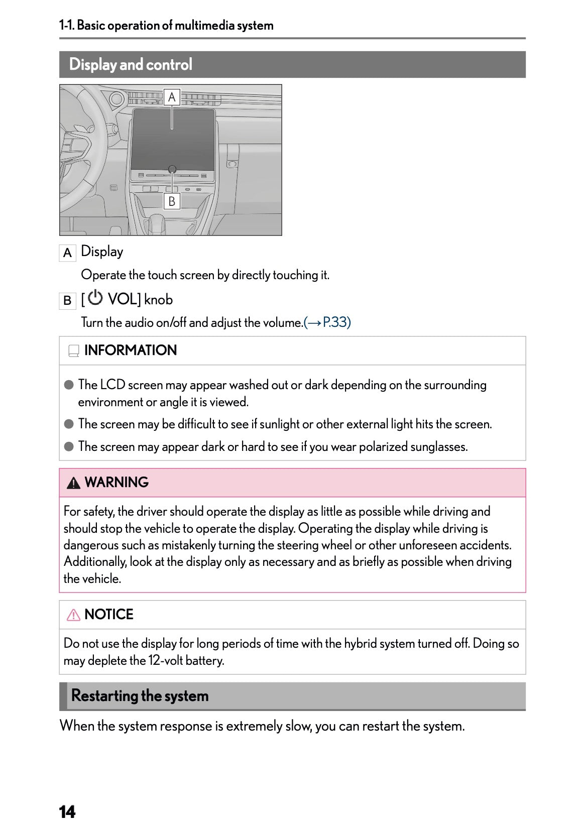 2025-2026 Lexus LBX Navigation Manual | English