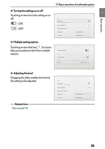 2025-2026 Lexus LBX Navigation Manual | English