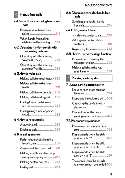 2025-2026 Lexus LBX Navigation Manual | English