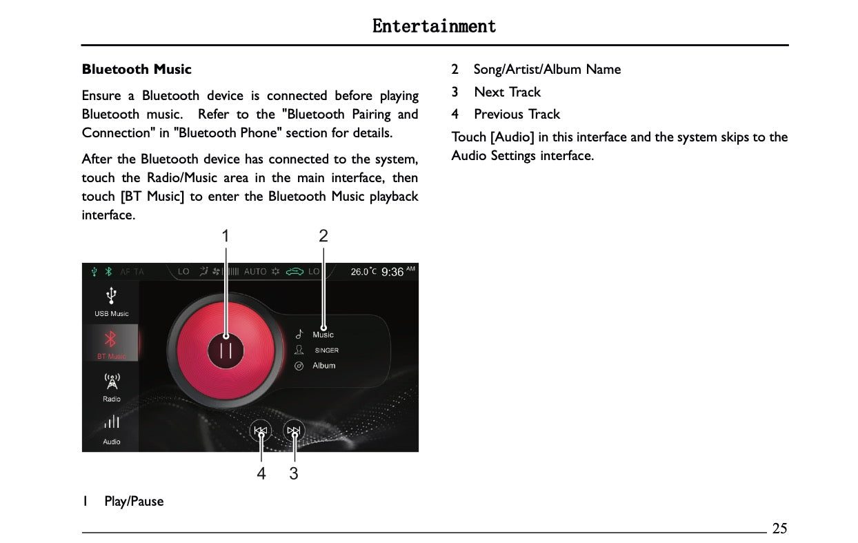 2023-2024 MG EHS Navigation Infotainment Manual | English