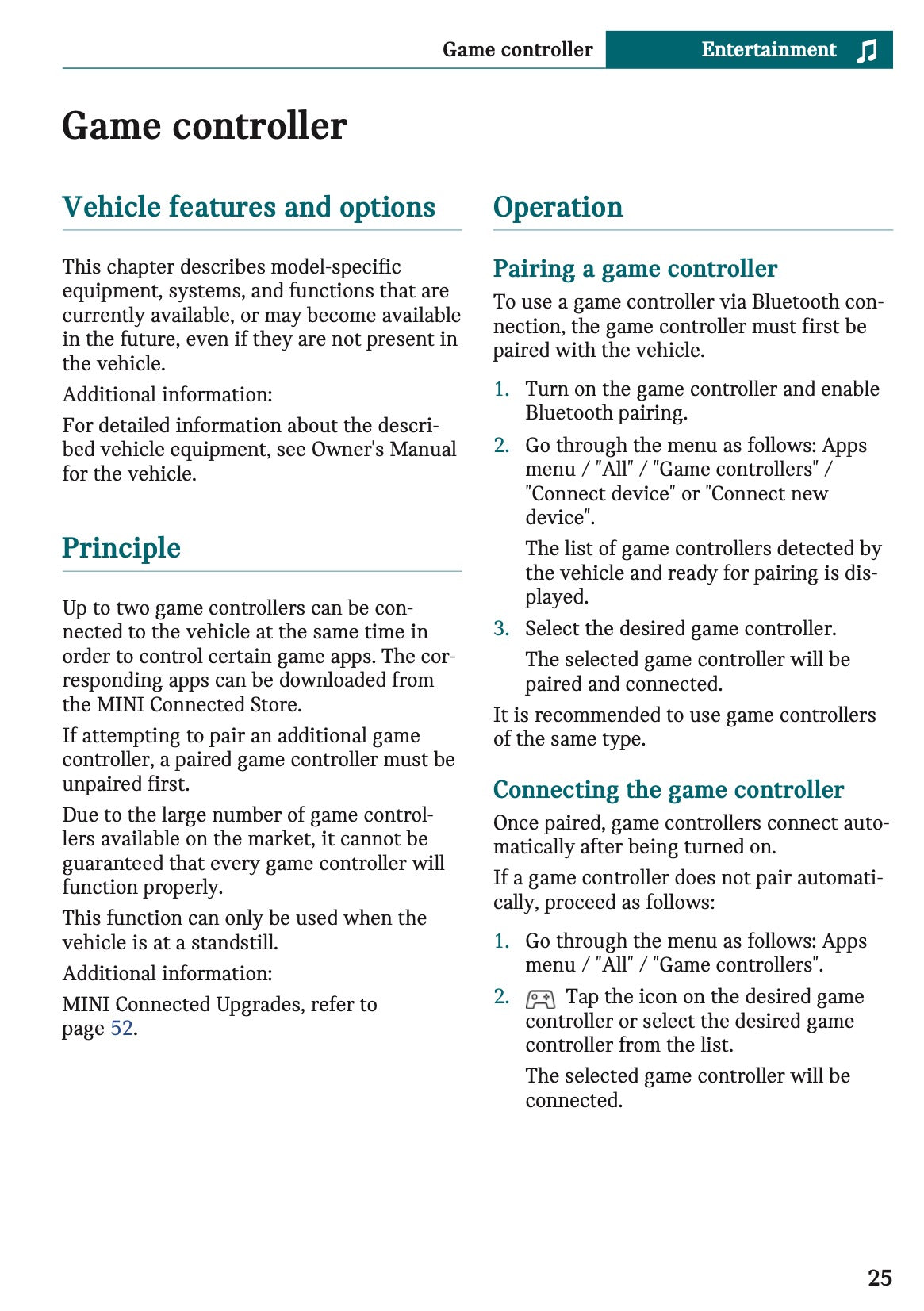 2026 Mini Cooper Convertible Infotainment Manual | English US