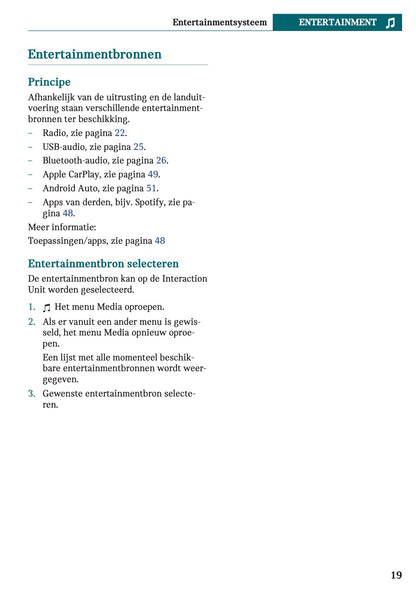 2024 Mini Countryman Electric Infotainment Manual | Dutch