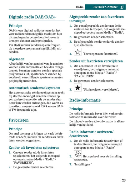 2024 Mini Countryman Electric Infotainment Manual | Dutch