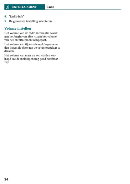 2024 Mini Countryman Electric Infotainment Manual | Dutch