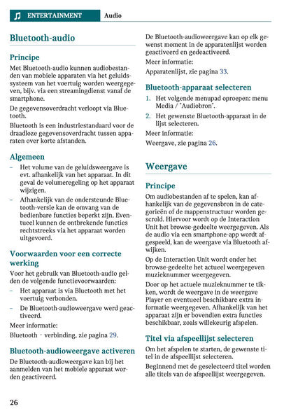 2024 Mini Countryman Electric Infotainment Manual | Dutch