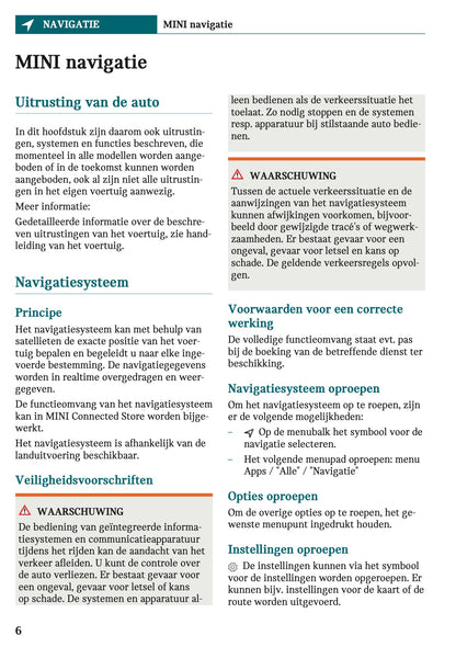 2024 Mini Countryman Electric Infotainment Manual | Dutch