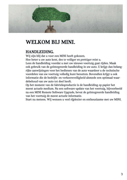 2025-2026 Mini Countryman Infotainment Manual | Dutch