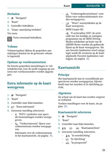 2023 Mini Mini Infotainment Manual | Dutch