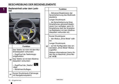 2025 Mitsubishi Smartphone Link Display Audio Manual | German