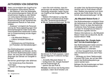2025 Mitsubishi Smartphone Link Display Audio Manual | German
