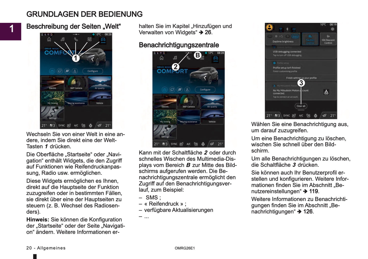 2026 Mitsubishi Smartphone Link Display Audio Anleitung | Deutsch