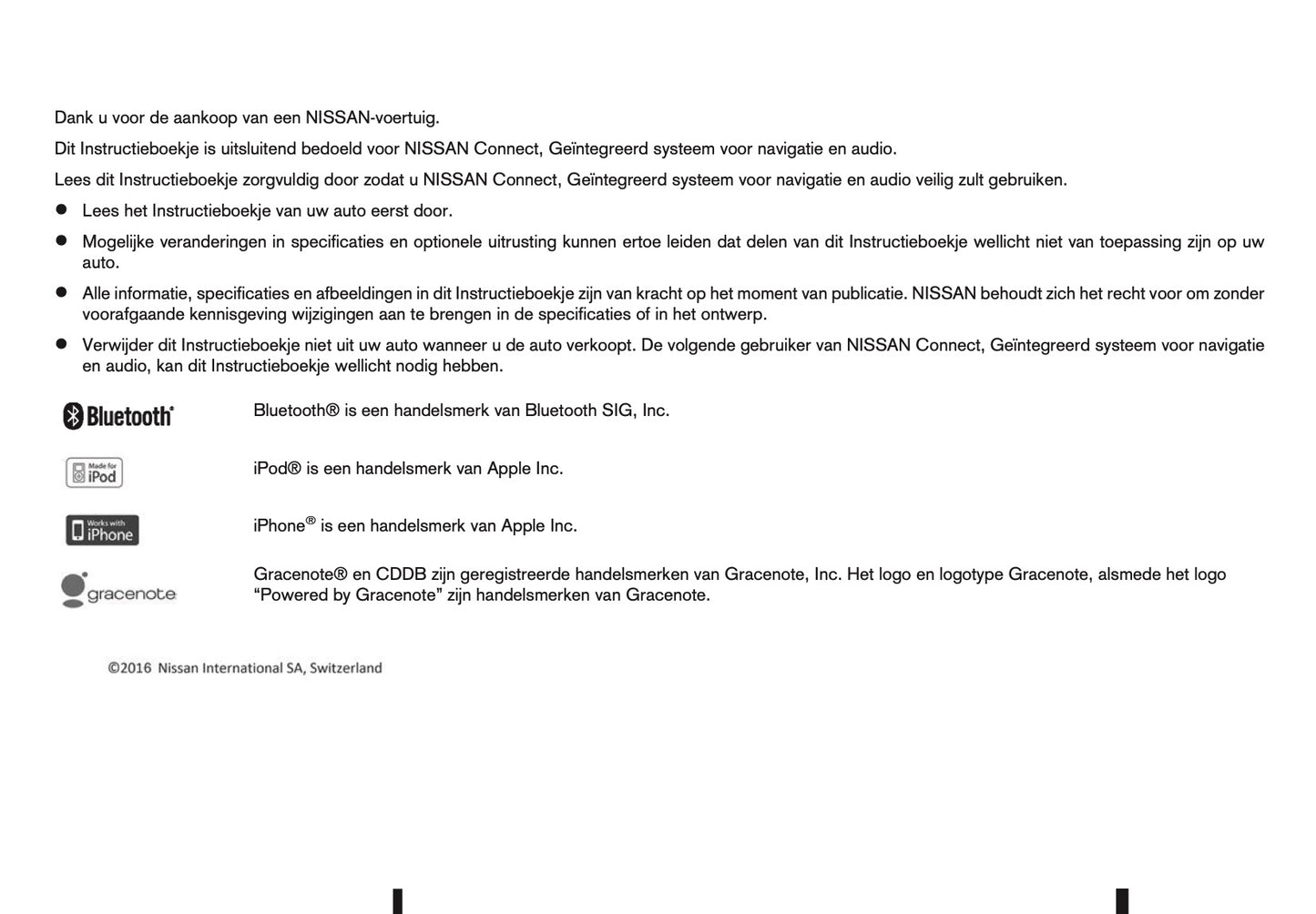 2016-2018 Nissan Connect Infotainment Manual | Dutch