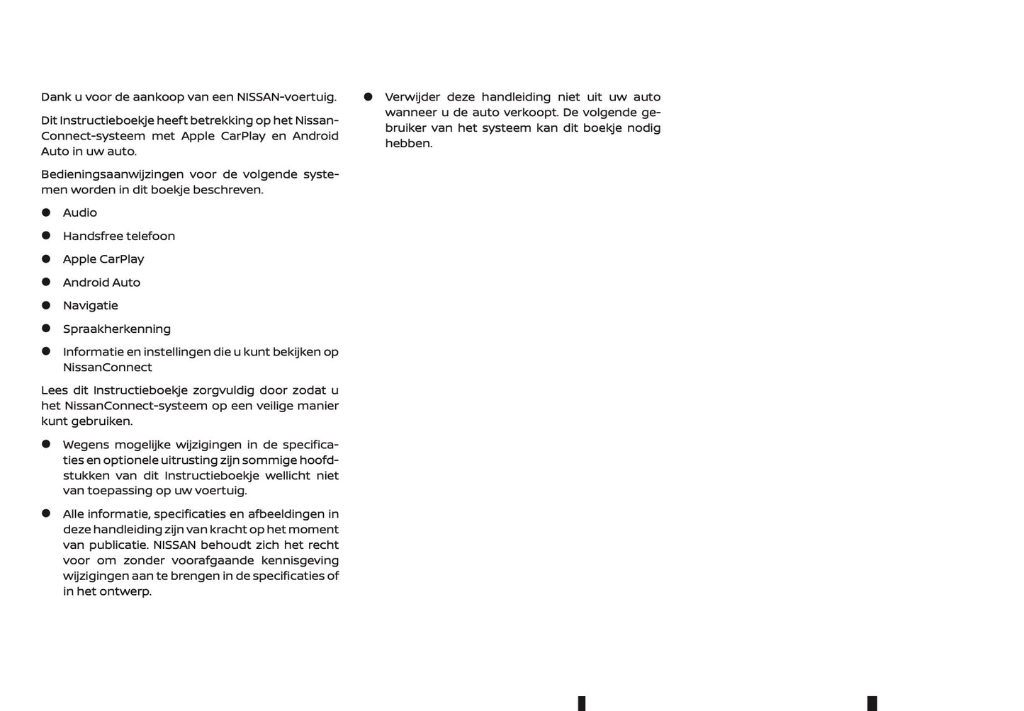 2018-2019 Nissan Connect Infotainment Manual | Dutch