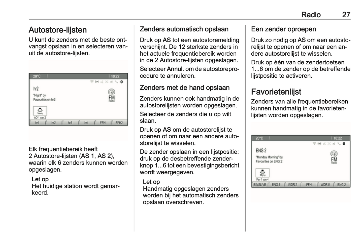 2016 Opel Cascada Infotainment Manual | Dutch