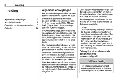 2016 Opel Cascada Infotainment Manual | Dutch