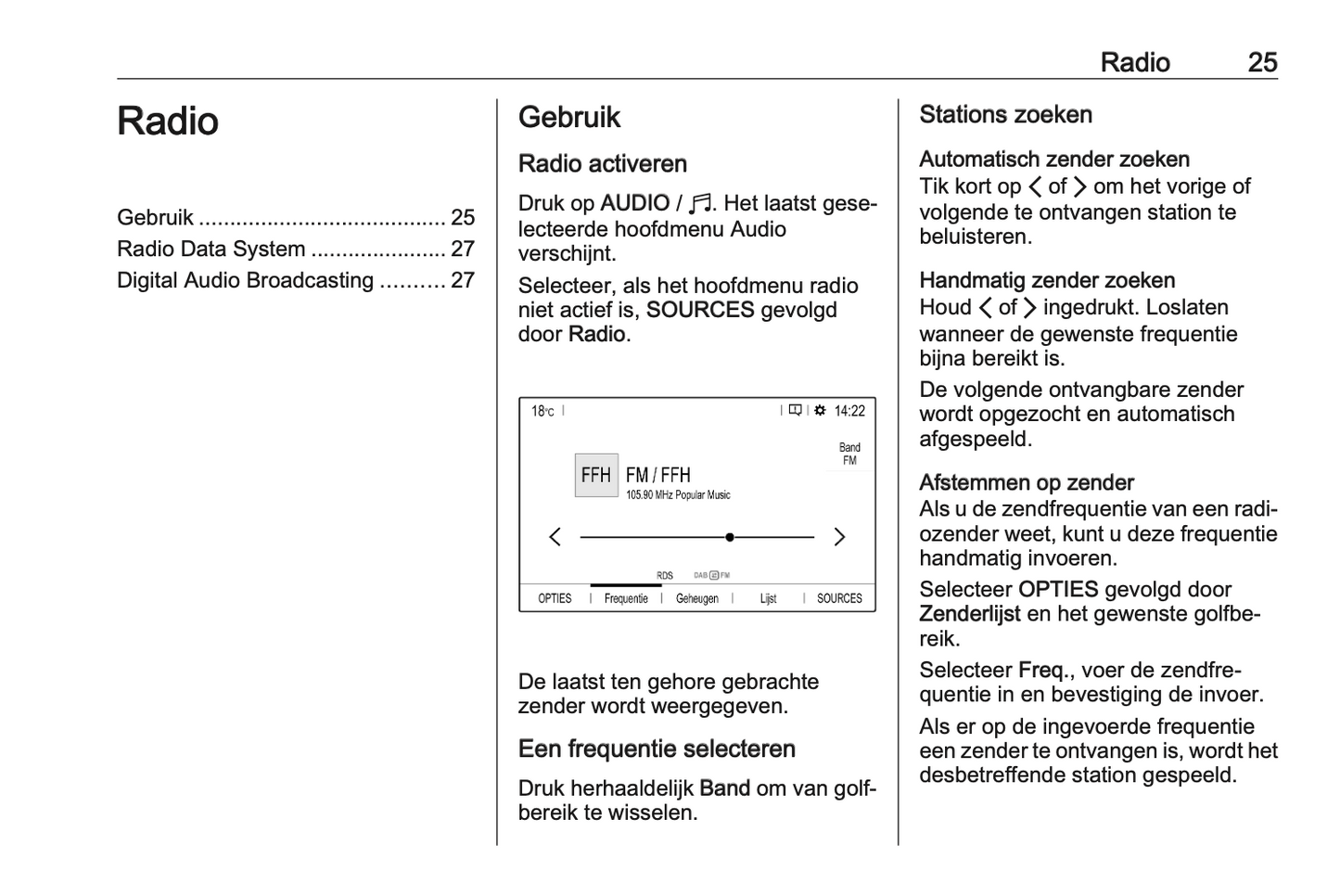 2022 Opel Corsa Infotainment Manual | Dutch