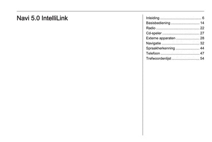 2018 Opel Crossland X Infotainment Manual | Dutch