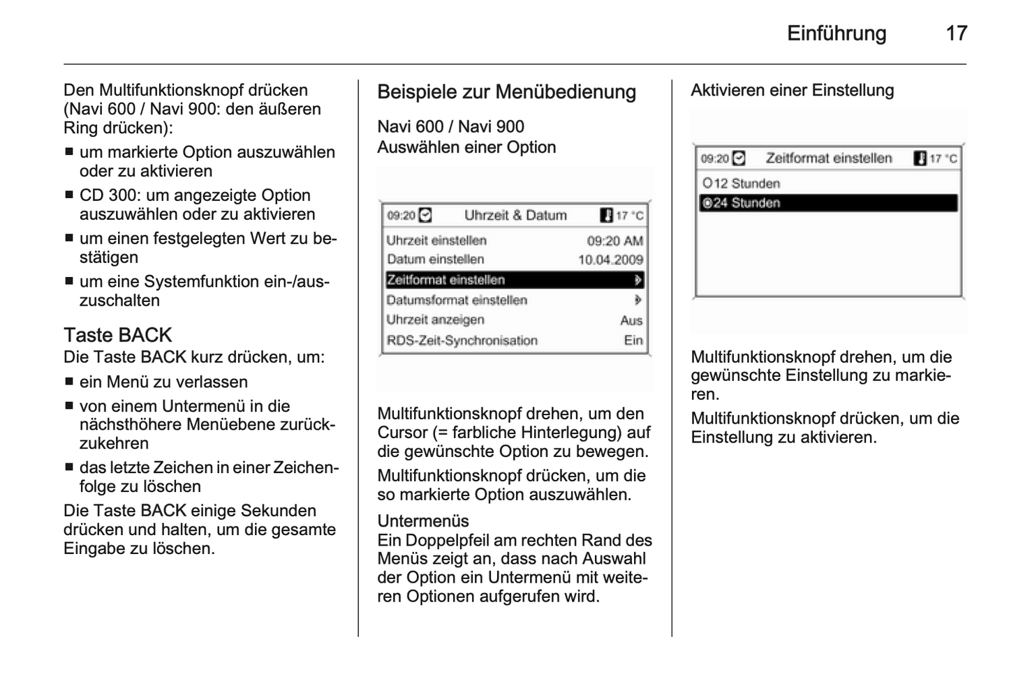 2012 Opel Zafira Tourer Infotainment Manual | German