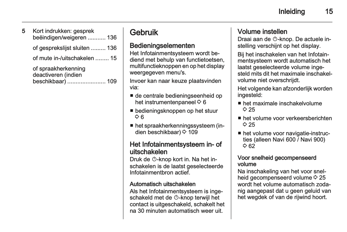 2013 Opel Zafira Tourer Infotainment Manual | Dutch