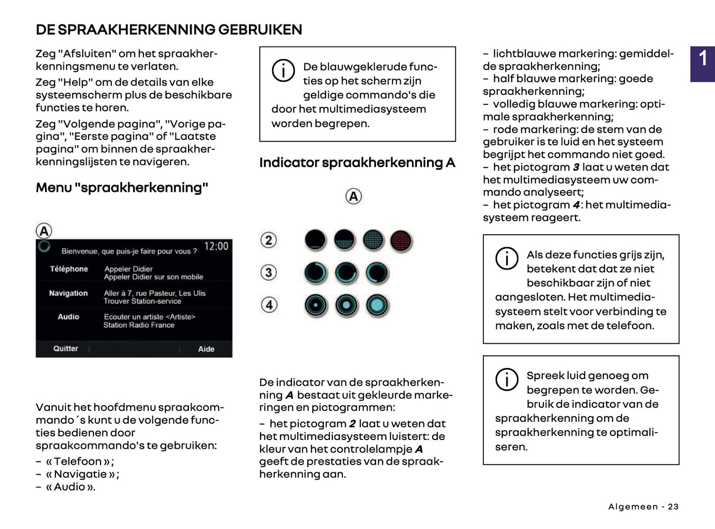 2018-2025 Renault Easy Link Infotainment Manual | Dutch