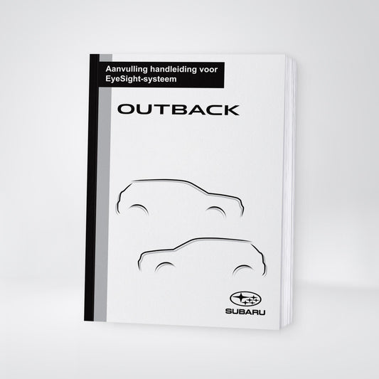 2022 Subaru Outback EyeSight Manual | Dutch