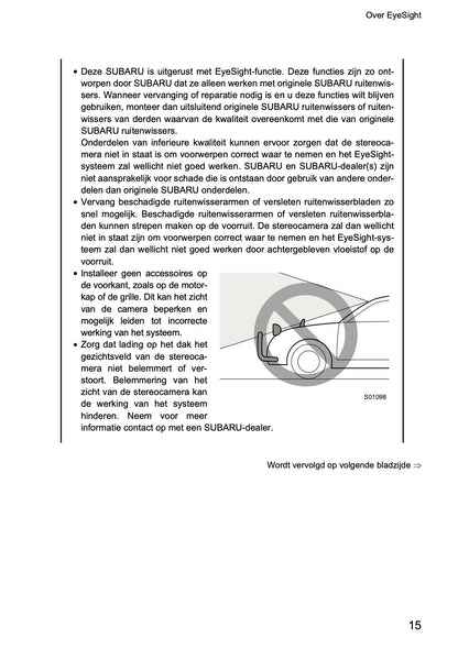 2022 Subaru Outback EyeSight Manual | Dutch