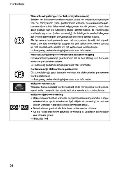 2022 Subaru Outback EyeSight Manual | Dutch