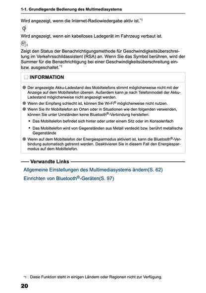 2025-2026 Toyota bZ4X Navigation Anleitung | Deutsch