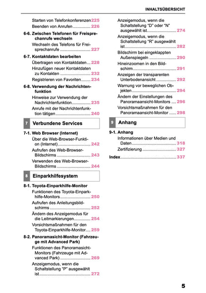 2025-2026 Toyota bZ4X Navigation Anleitung | Deutsch