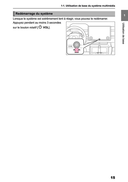 2025-2026 Toyota bZ4X Navigation Manual | French