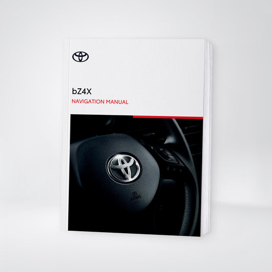 2025-2026 Toyota bZ4X Navigation Manual | English
