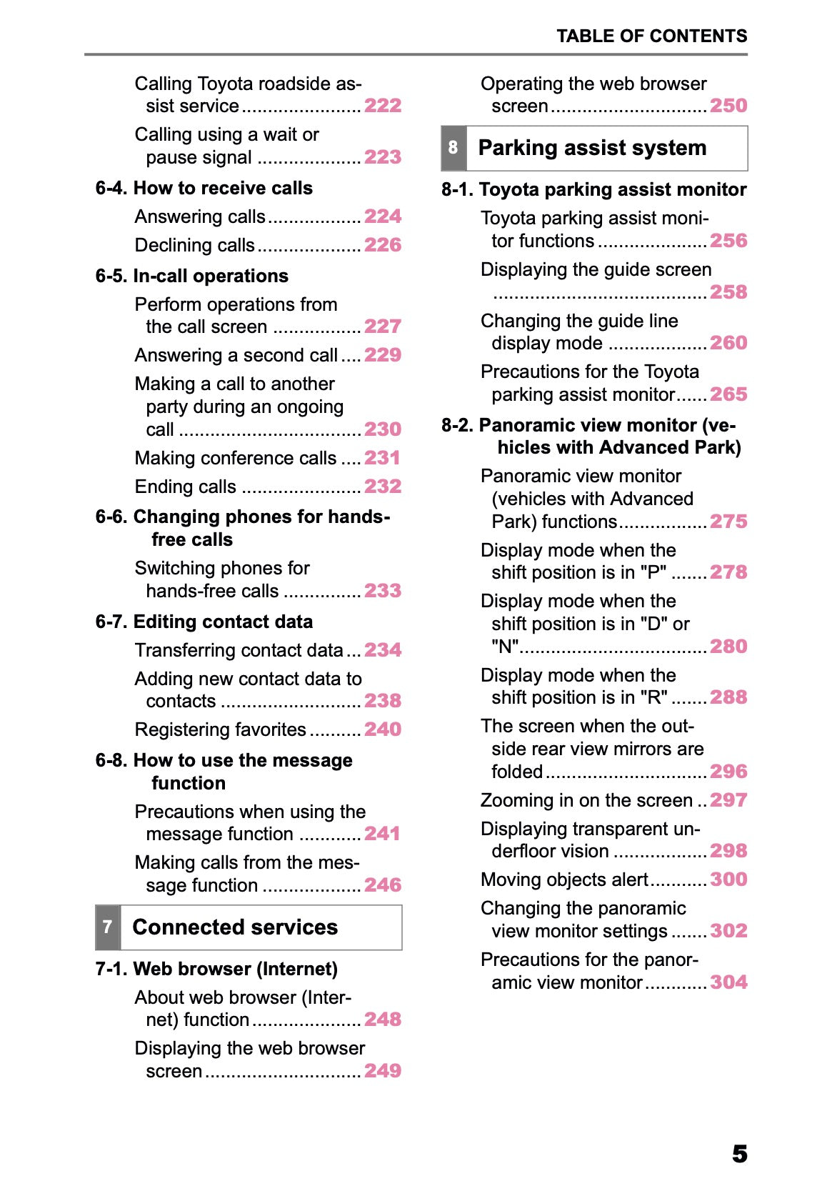 2025-2026 Toyota bZ4X Navigation Manual | English