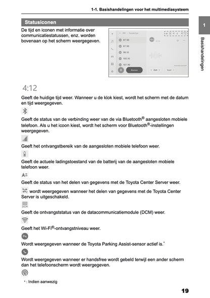 2025-2026 Toyota bZ4X Navigation Manual | Dutch