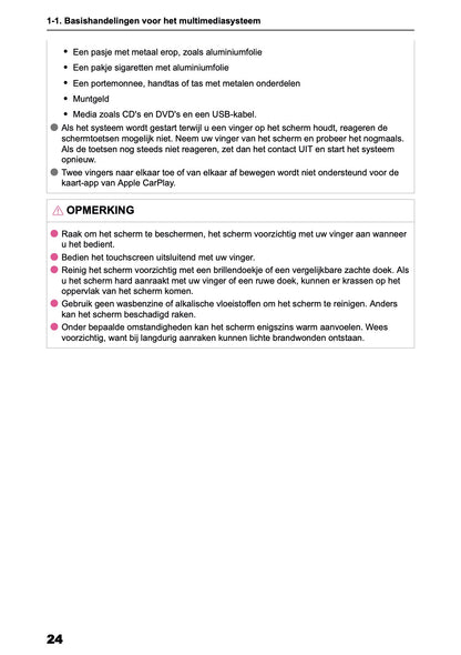 2025-2026 Toyota C-HR HEV/PHEV Navigation Manual | Dutch