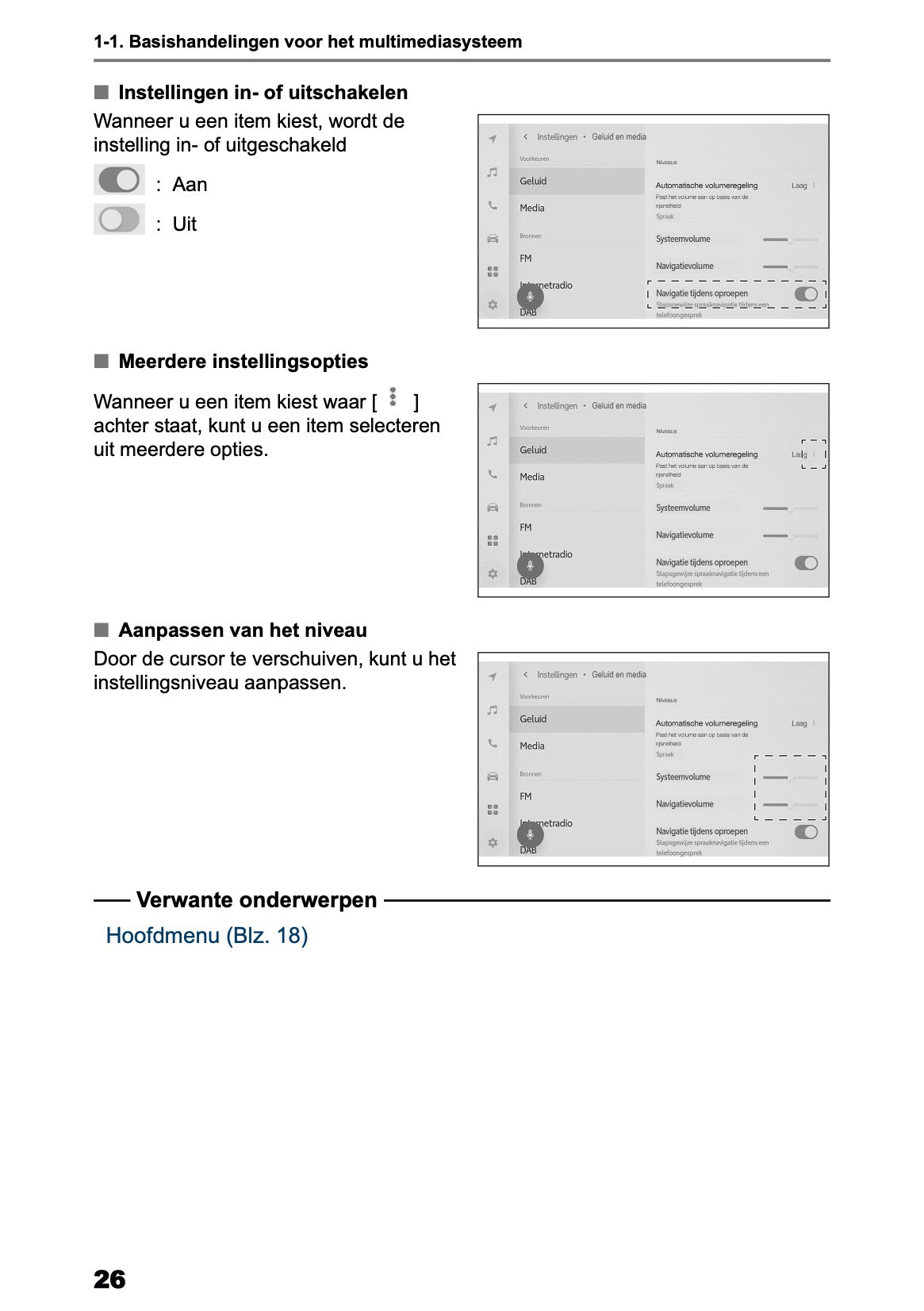 2025-2026 Toyota C-HR HEV/PHEV Navigation Manual | Dutch