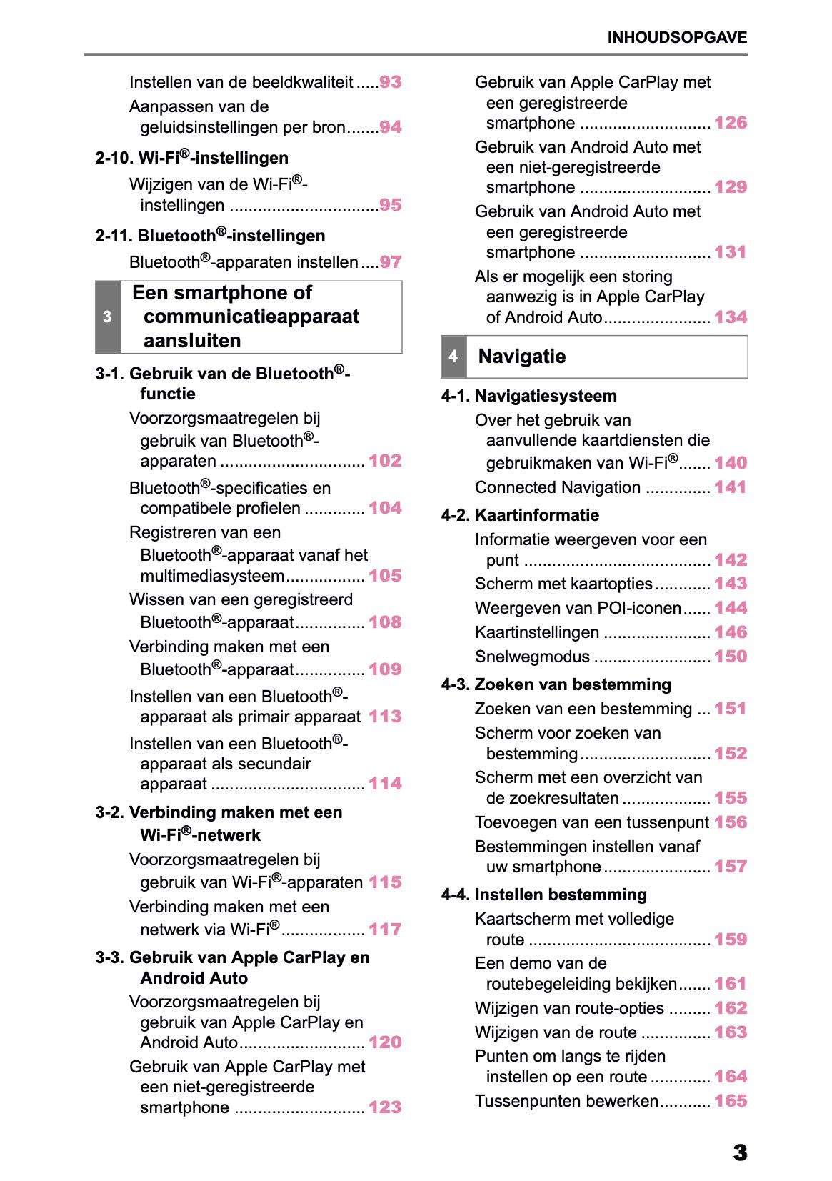 2025-2026 Toyota C-HR HEV/PHEV Navigation Manual | Dutch