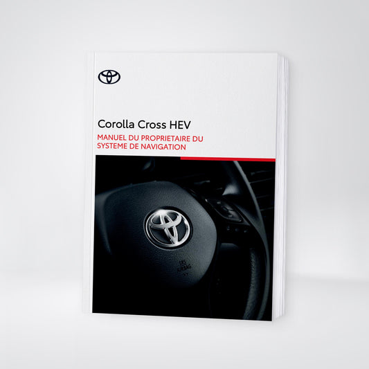 2025 Toyota Corolla Cross Hybrid Navigation Manual | French