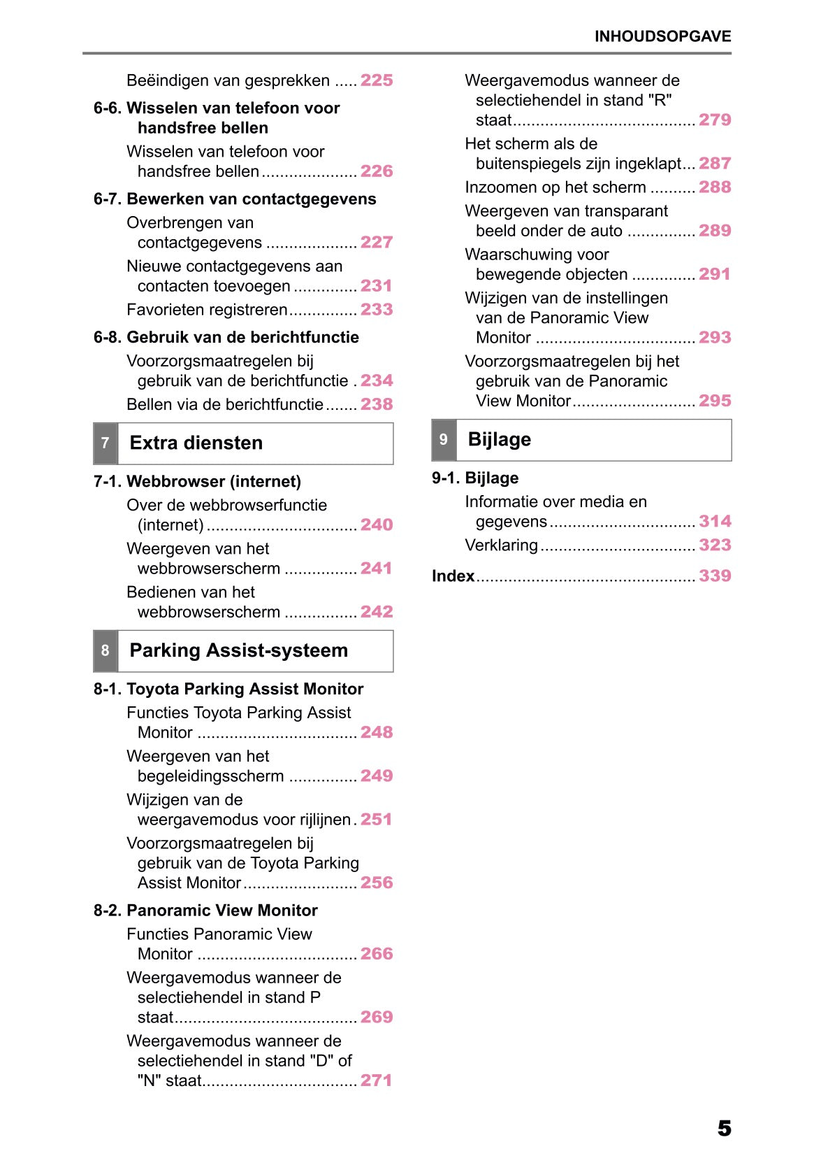 2025 Toyota Corolla Cross Hybrid Navigation Manual | Dutch