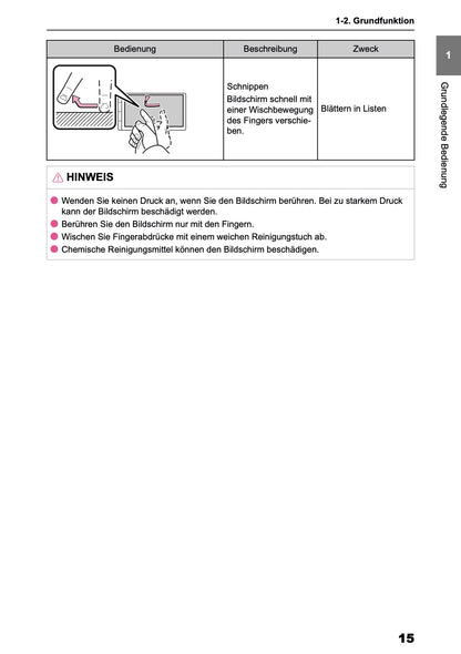 2025 Toyota Yaris Cross Hybrid Multimedia Anleitung | Deutsch