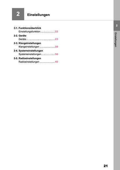 2025 Toyota Yaris Cross Hybrid Multimedia Anleitung | Deutsch