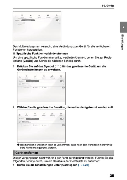 2025 Toyota Yaris Cross Hybrid Multimedia Anleitung | Deutsch