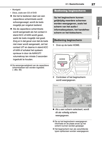 2021-2023 Toyota Yaris Cross/Yaris Cross Hybrid Navigation Manual | Dutch