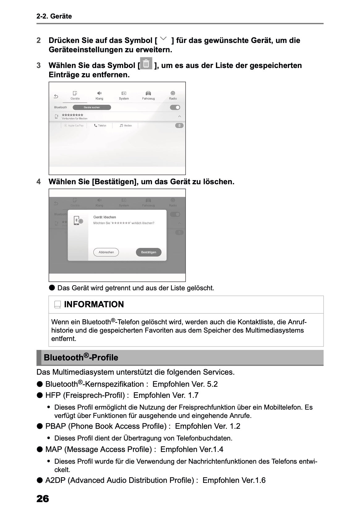 2026 Toyota Yaris Hybrid Multimedia Manual | German