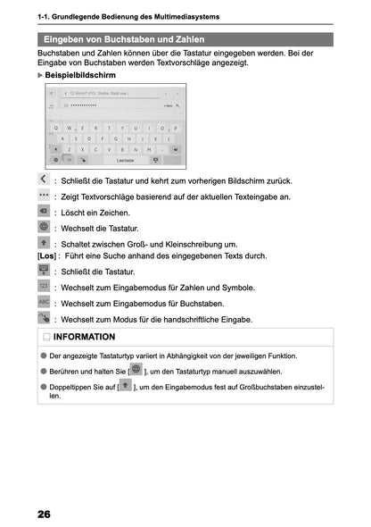2026 Toyota Yaris Hybrid Navigation Manual | German