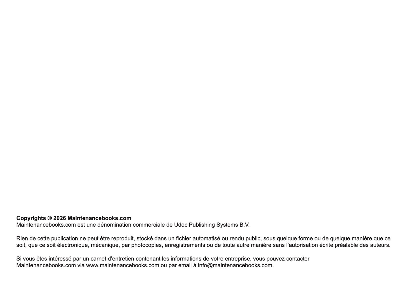 Audi Maintenance Book | French